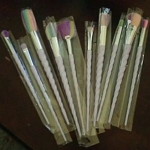 Unicorn makeup brushes